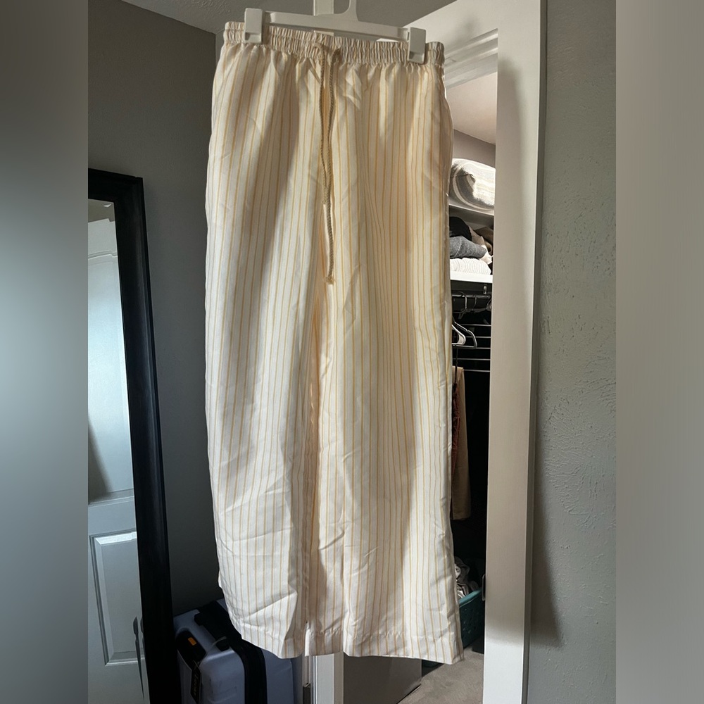 Yellow striped pants - never worn